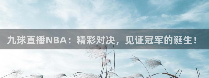 jrkankan直播体育网：九球直播NBA：精彩对决，见证冠军的诞生！