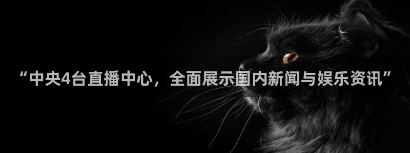 jr看球直播：“中央4台直播中心，全面展示国内新闻与娱乐资讯”